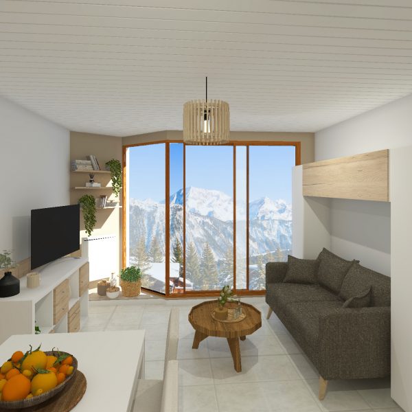 Aménagement studio de montagne