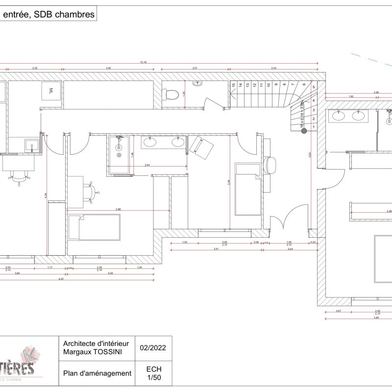 Plan aménagement RDC