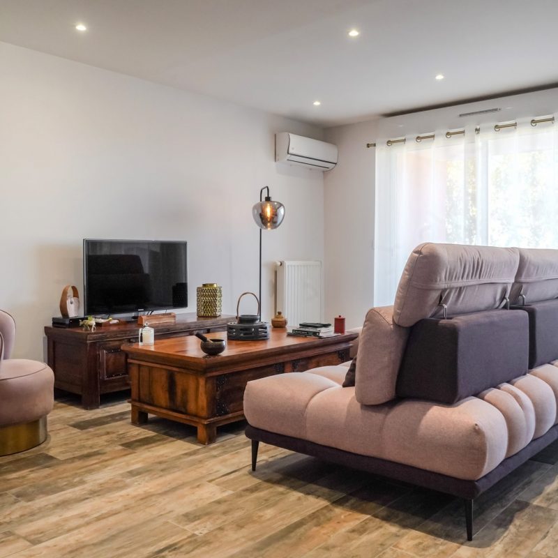 Salon après travaux