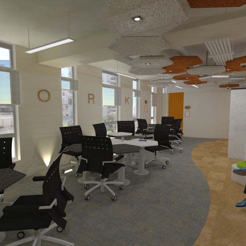 Espace de travail modulable