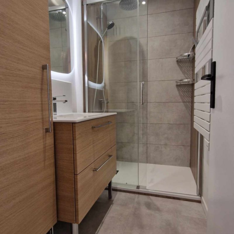 Photo salle d'eau rénovée