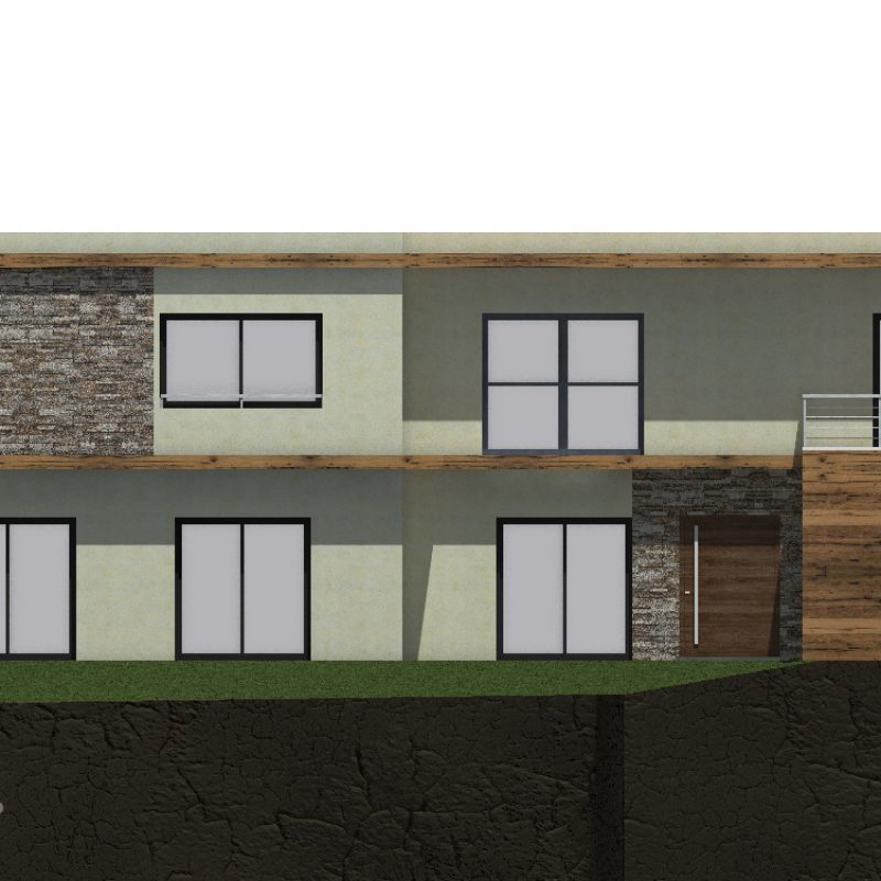 Elevation façade jour